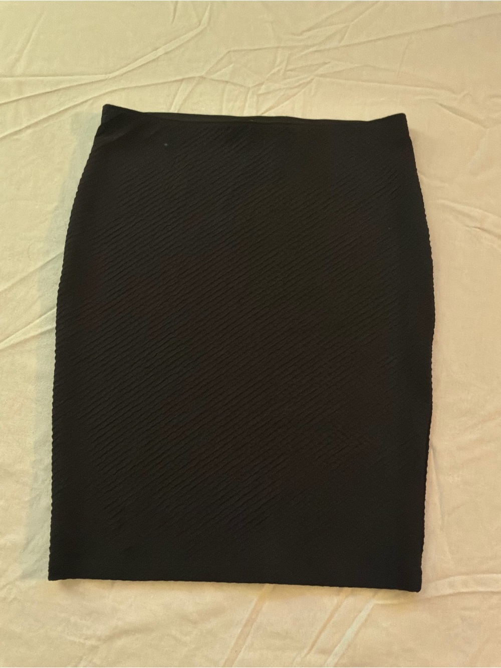 ******** Apt. 9 Black Textured Pencil Skirt b5 ********